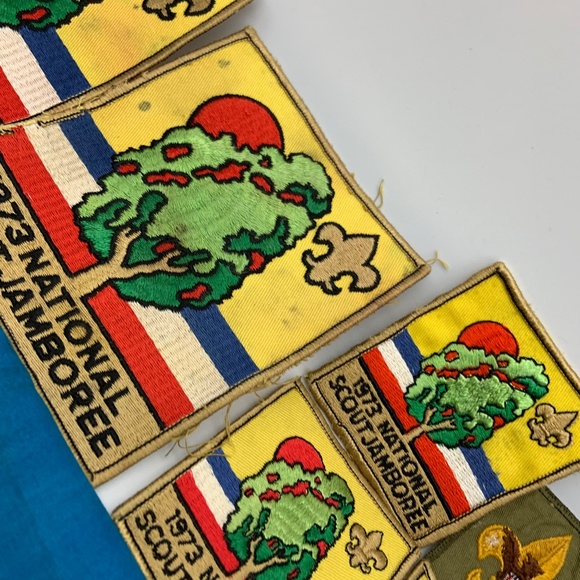 Vintage Boy Scouts of America National Scout Jamboree Neckerchief and Patches - Picture 5 of 15